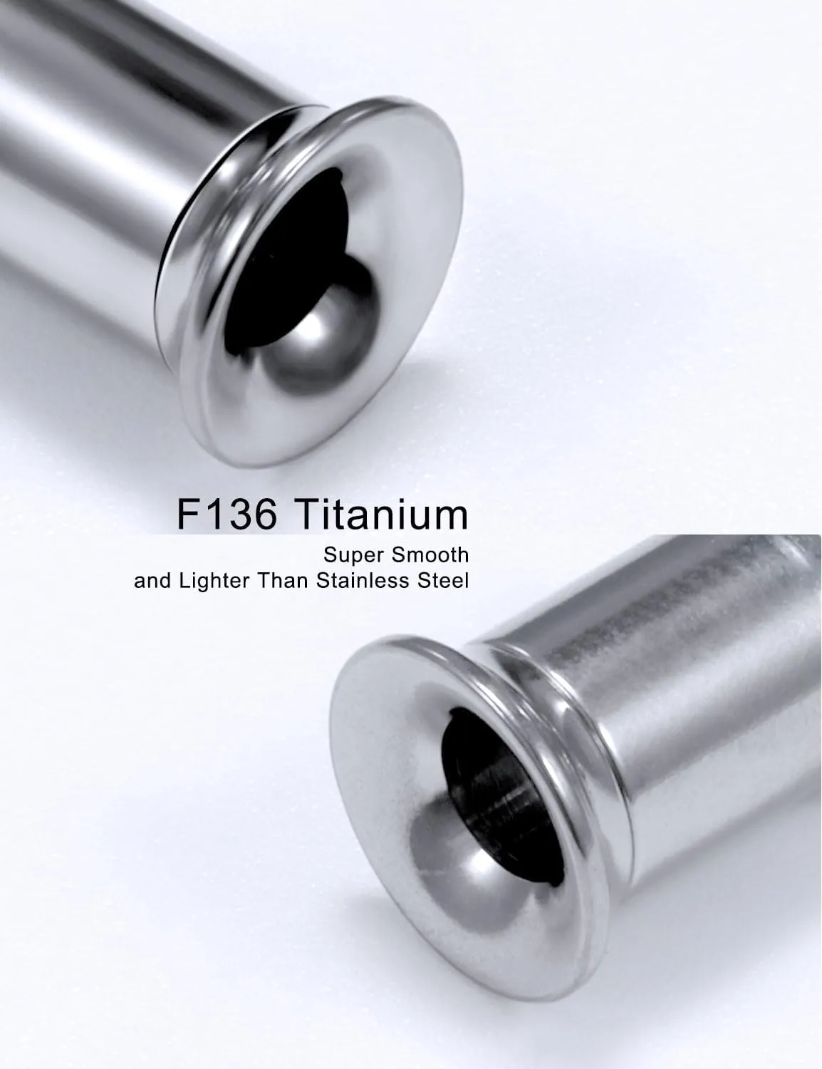 10G 8G 6G 4G 2G 0G 00G F136 Titanium Heart Ear Gauges Screw Fit Flesh Tunnels Plugs Earrings Hypoallergenic Implant Medical Grade Surgical Steel Earring Plugs Piercing Jewelry for Women Men
