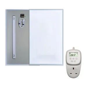 720 Watts Electric infrared Panel Heater with Thermostat, Energy Efficient IR Heaters, APP Control, Wall Mounted, Ceiling, Infrared 120x60 CMS for Recessed Ceiling, Wall Mounting Infrared Heating System