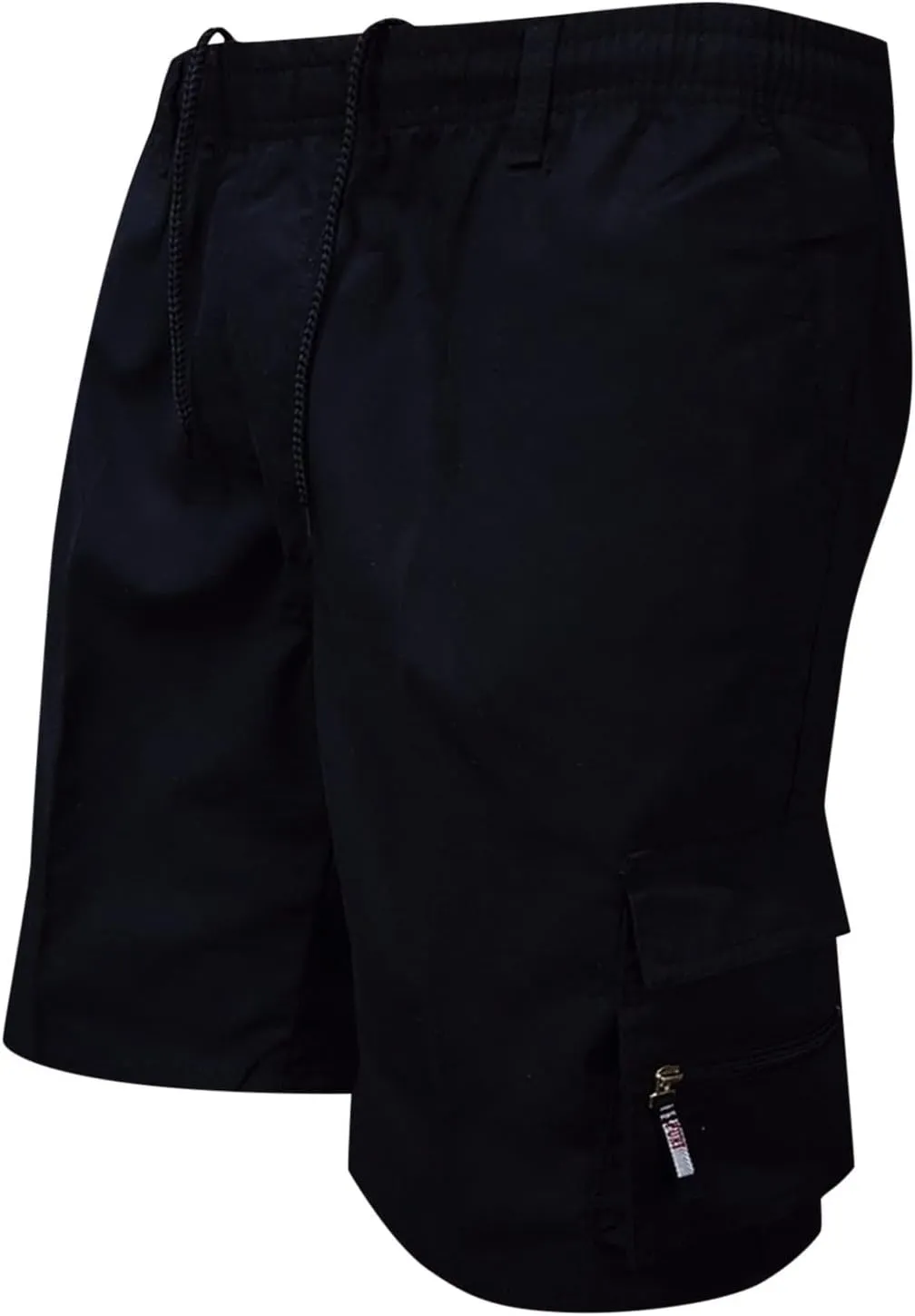 Alalaso Men's Cargo Shorts Cotton Drawstring Summer Stretch Relaxed Fit with 6 Pockets Mens Work Short