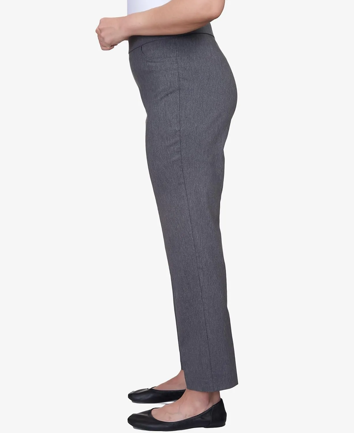 Alfred Dunner Women's Allure Slimming Missy Stretch Pants-Modern Fit