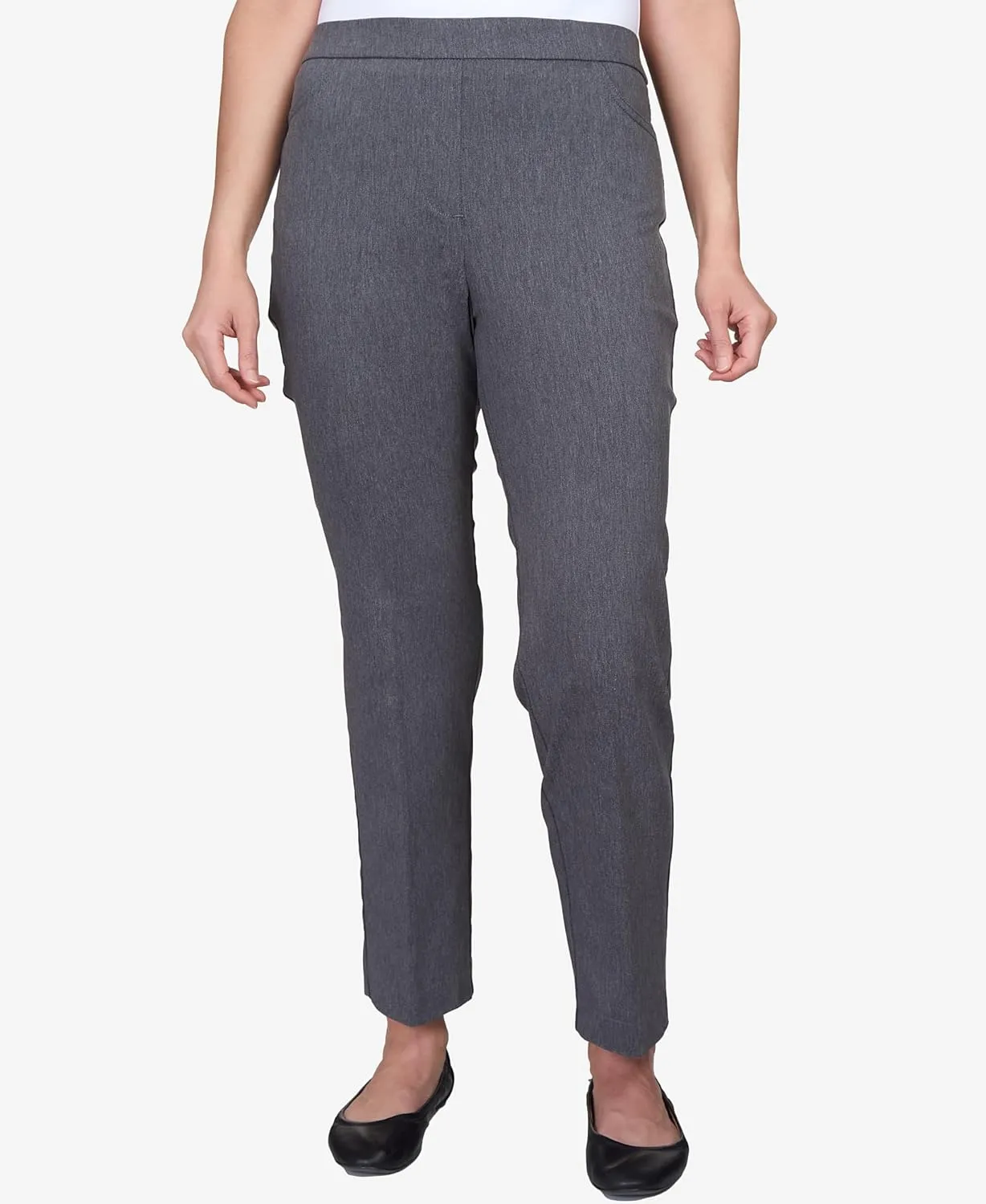 Alfred Dunner Women's Allure Slimming Missy Stretch Pants-Modern Fit