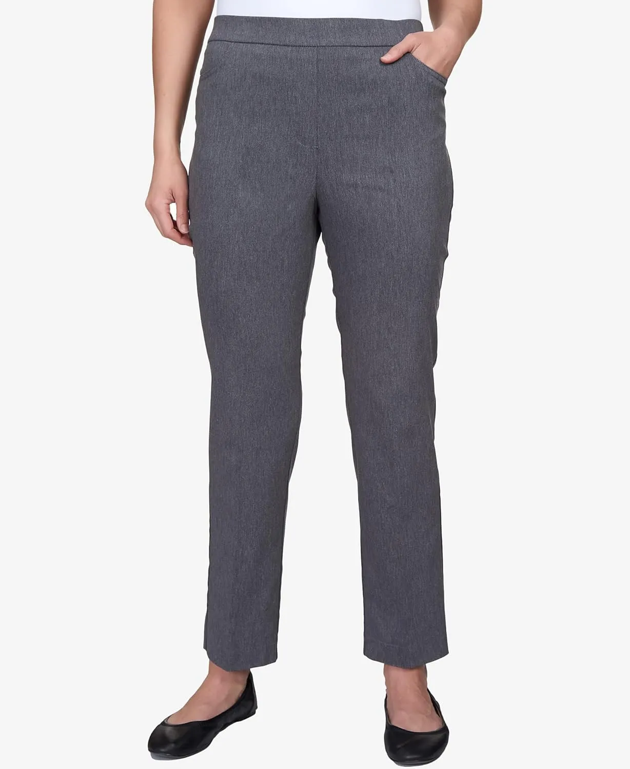 Alfred Dunner Women's Allure Slimming Missy Stretch Pants-Modern Fit