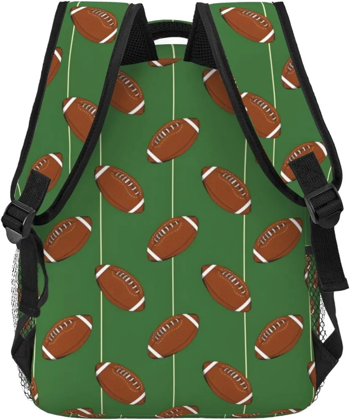 American Football Travel Laptop Backpack for Women Lightweight College Backpack Adjustable Fits 15.6 Inch Laptop Bag Waterproof for Men