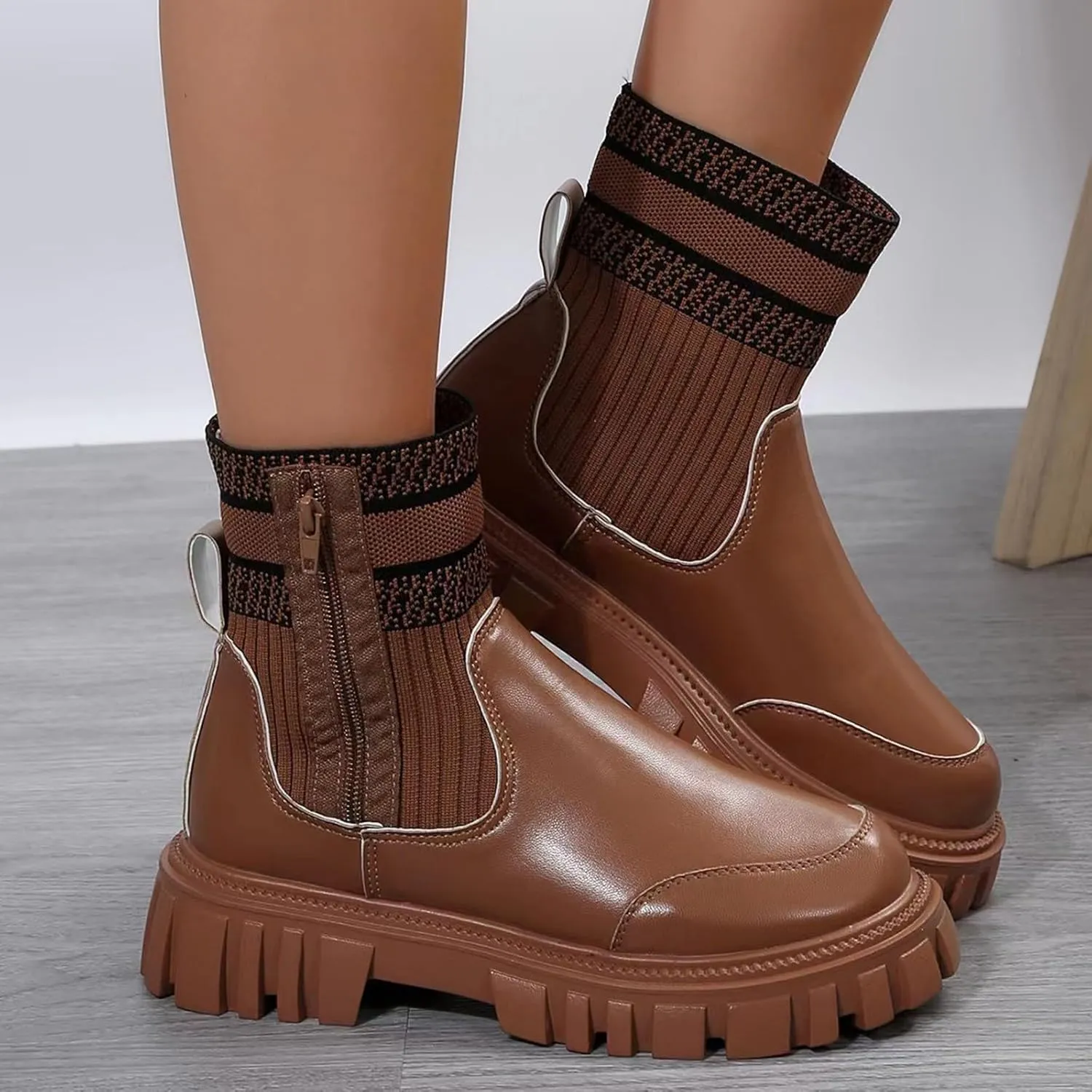 Ankle Boots Men Square Toe Ankle Boots Lace Up Ankle Boots for Women Boots for Skinny Legs Boots for Women Ankle Booties Low Heel Boot for Sprained Ankle