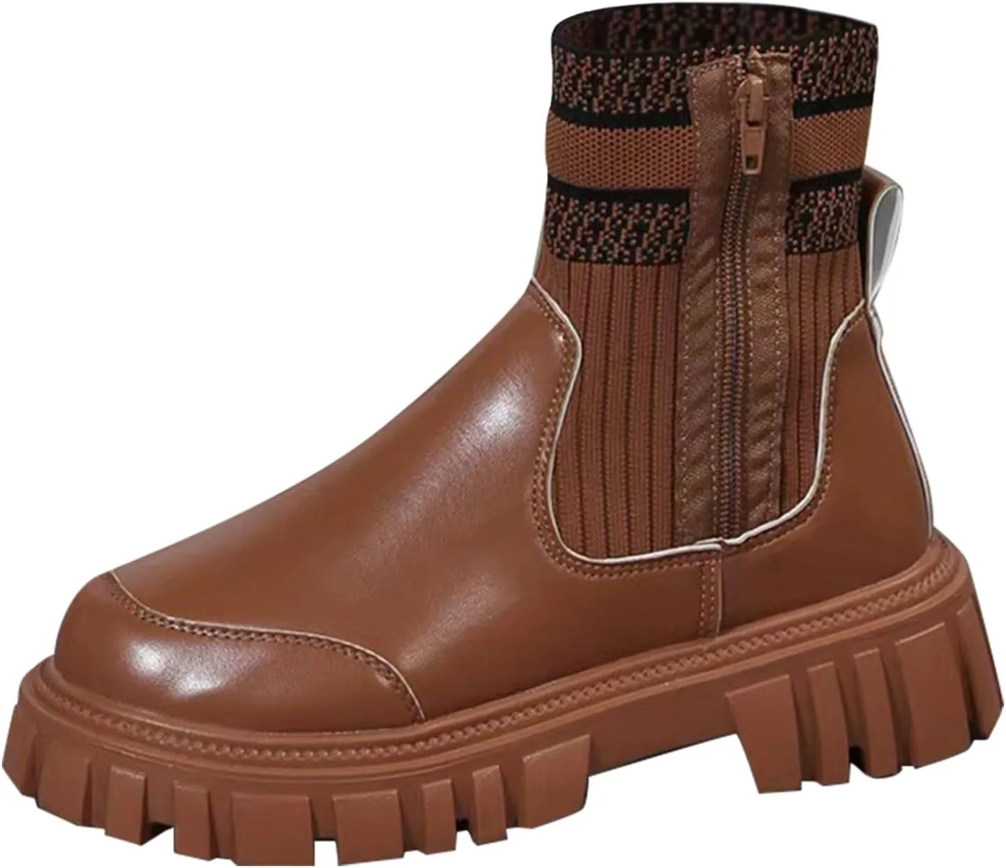 Ankle Boots Men Square Toe Ankle Boots Lace Up Ankle Boots for Women Boots for Skinny Legs Boots for Women Ankle Booties Low Heel Boot for Sprained Ankle