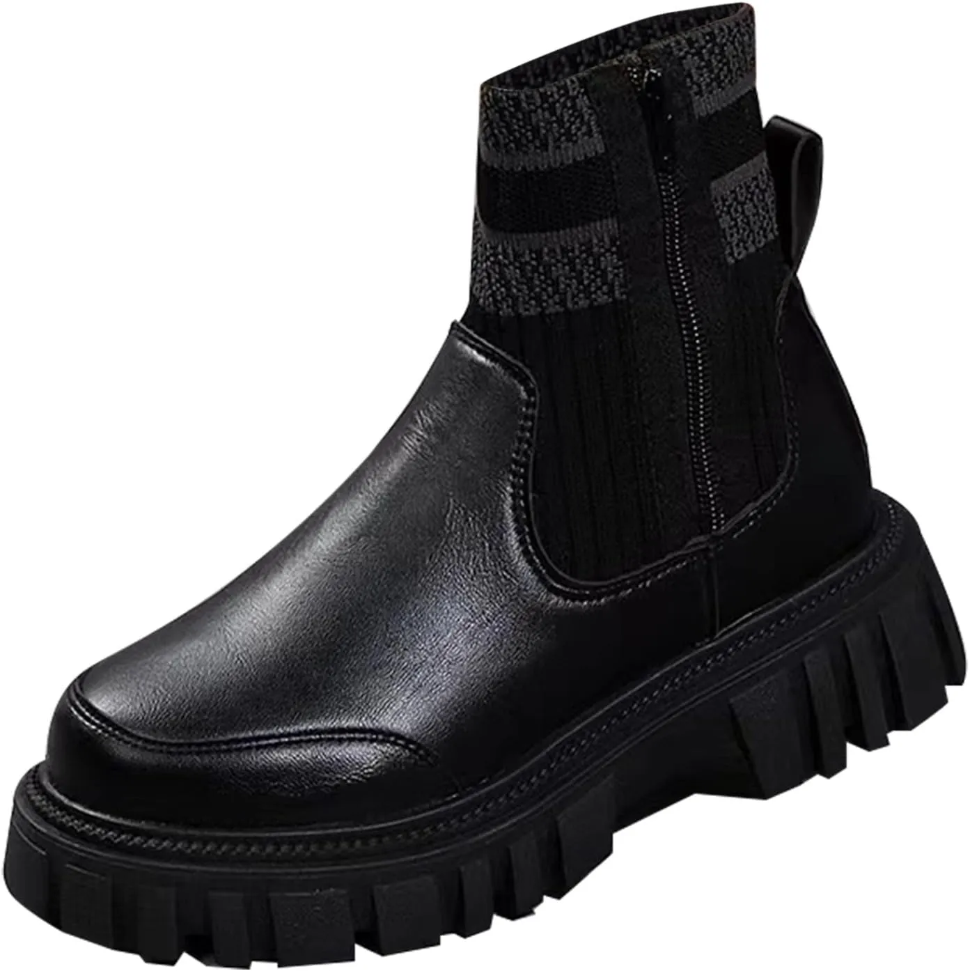 Ankle Boots Men Square Toe Ankle Boots Lace Up Ankle Boots for Women Boots for Skinny Legs Boots for Women Ankle Booties Low Heel Boot for Sprained Ankle