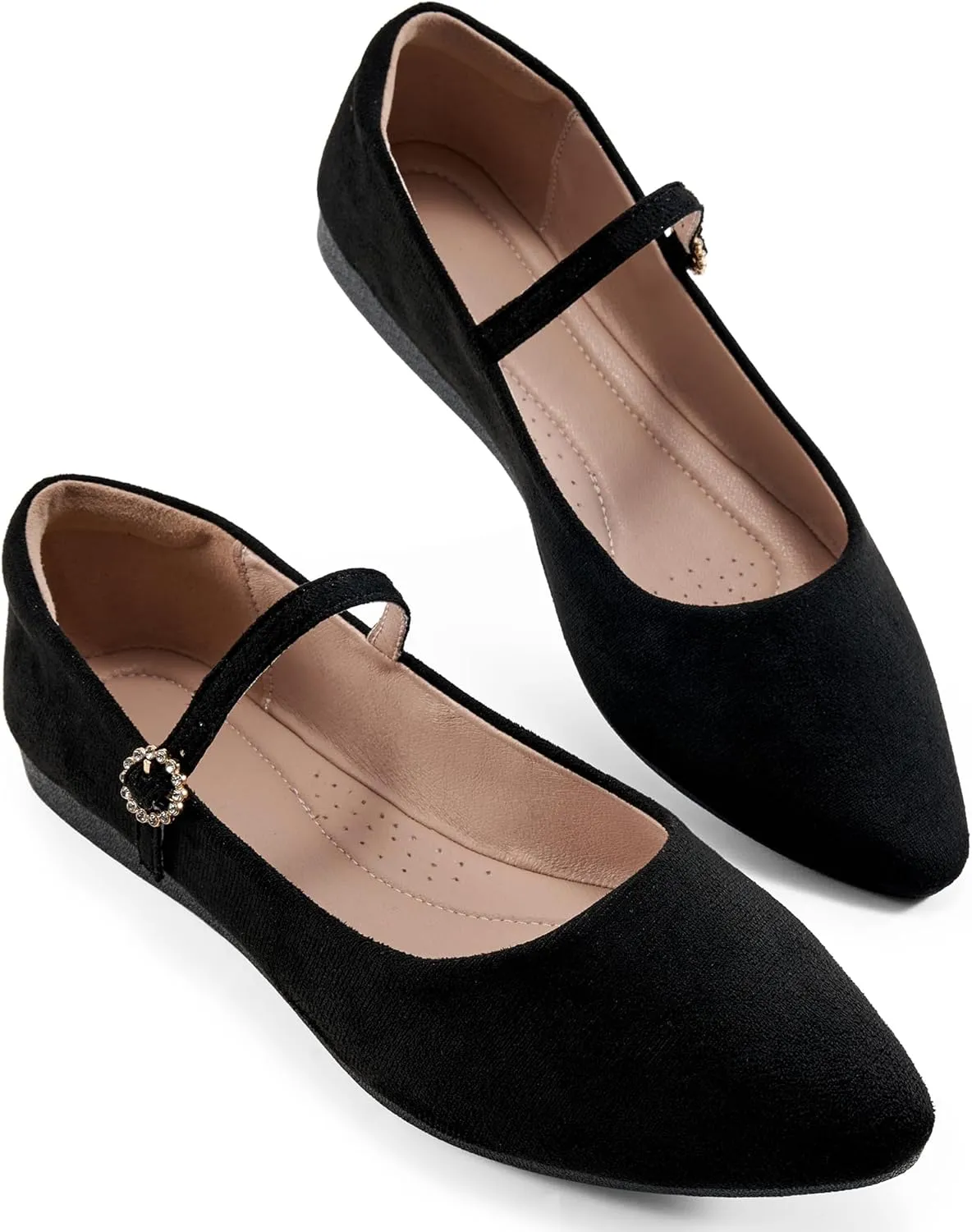 Aomigoct Ballet Flats Shoes for Women: Dressy Comfortable Wedding Flat for 2025 - Ladies Dress Casual Walking Shoe