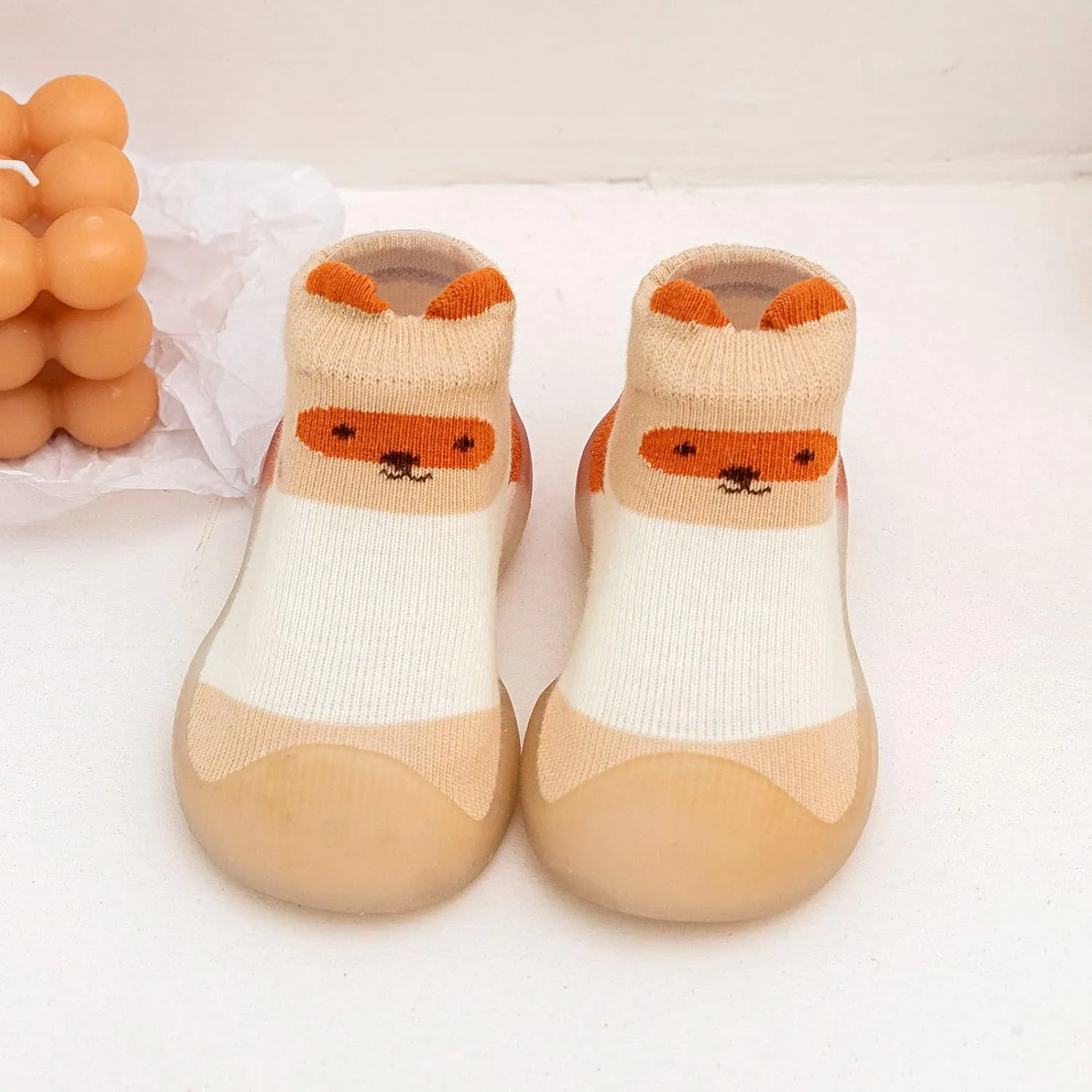 Baby Boy Shoes,Baby Girl Shoes Sock Shoes Anti-Slip Fuzzy Slipper Breathable Home Work Shoes 0-3 Years