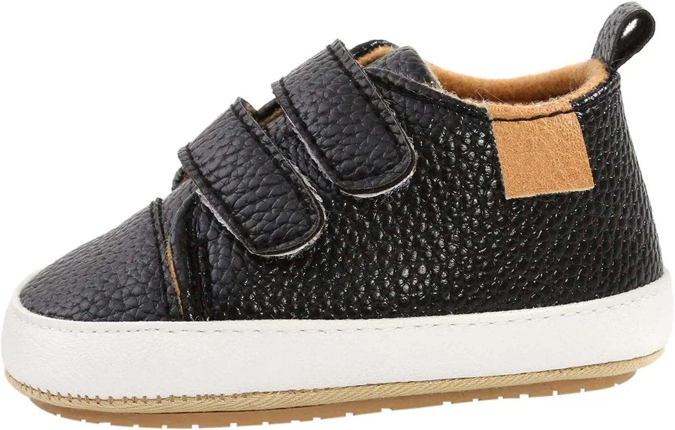 Baby Boys Casual Sneakers Toddler Girls PU Leather Rubber Sole Outdoor Footwear Unisex Infant Prewalkers Shoes