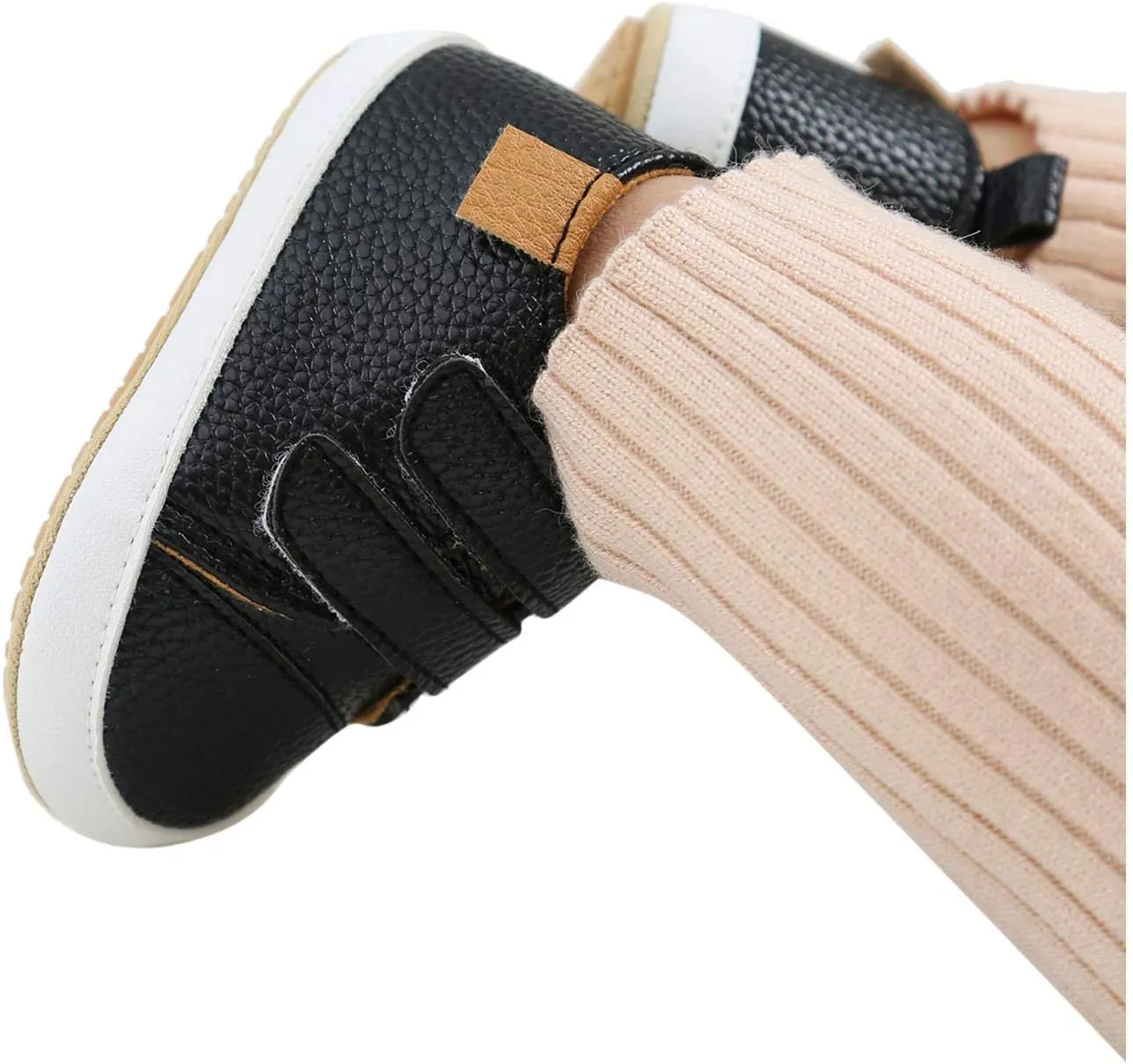 Baby Boys Casual Sneakers Toddler Girls PU Leather Rubber Sole Outdoor Footwear Unisex Infant Prewalkers Shoes