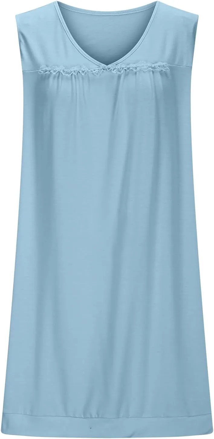 Beach Dresses for Women 2025 Vacation Sexy Mini Sundress Comfortable Soft Dress Summer Casual Loose Midi Dresses