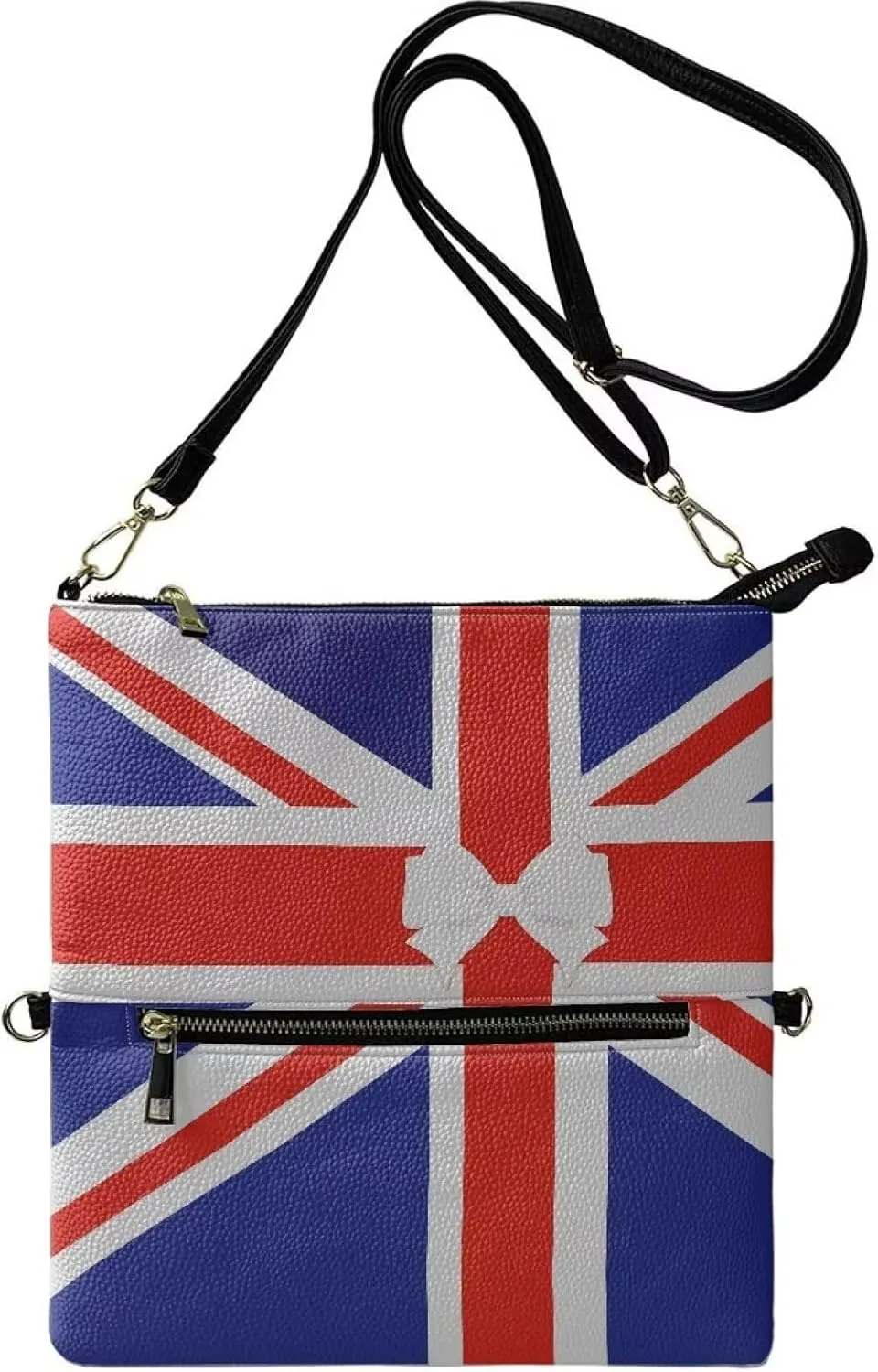 Binienty Graphic Crossbody Purses for Women,Shoulder Handbags Vegan Leather Casual Satchel with Guitar Strap