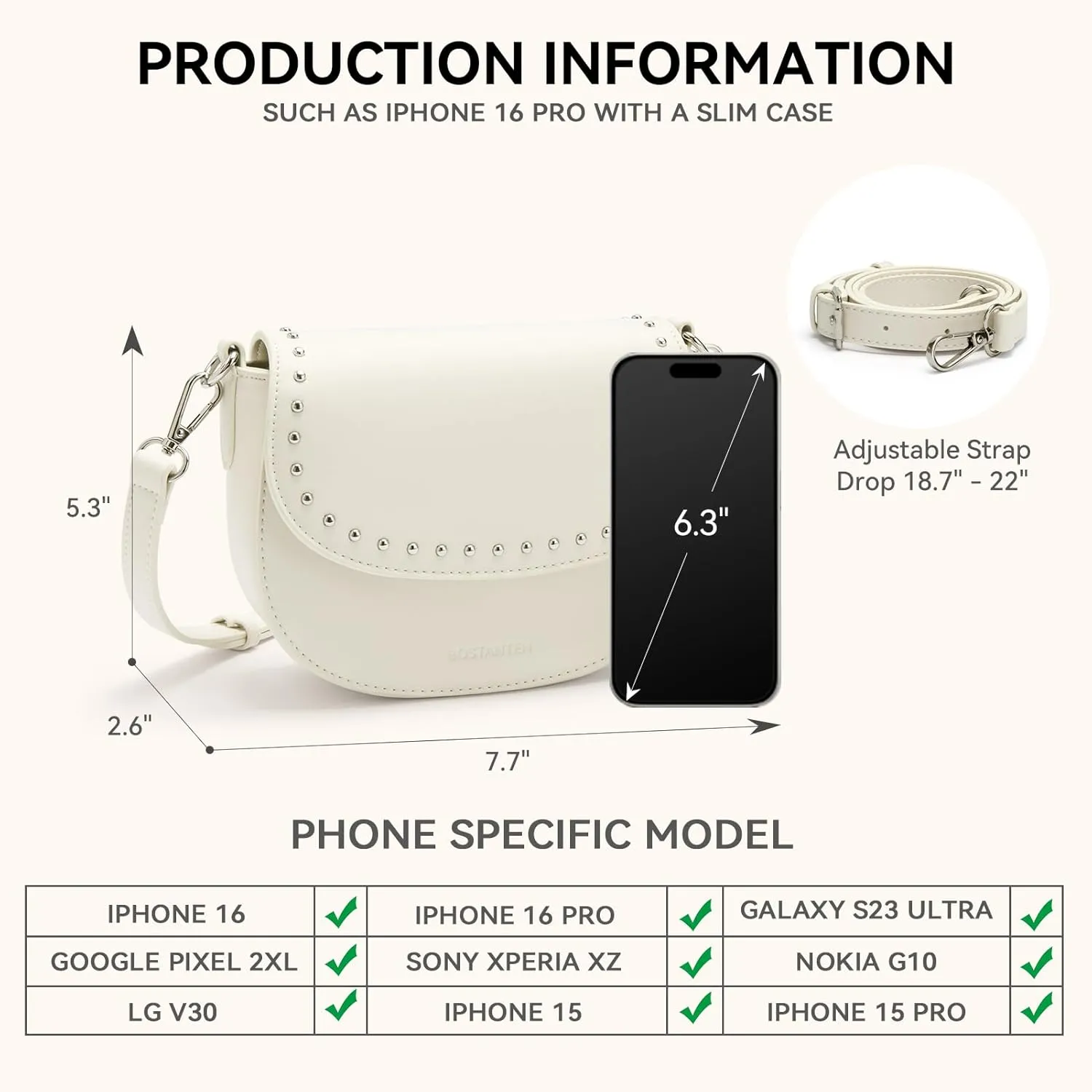 BOSTANTEN Small Crossbody Bags for Women Trendy Vegan Leather Saddle Purse Flap Shoulder Handbags with Adjustable Strap