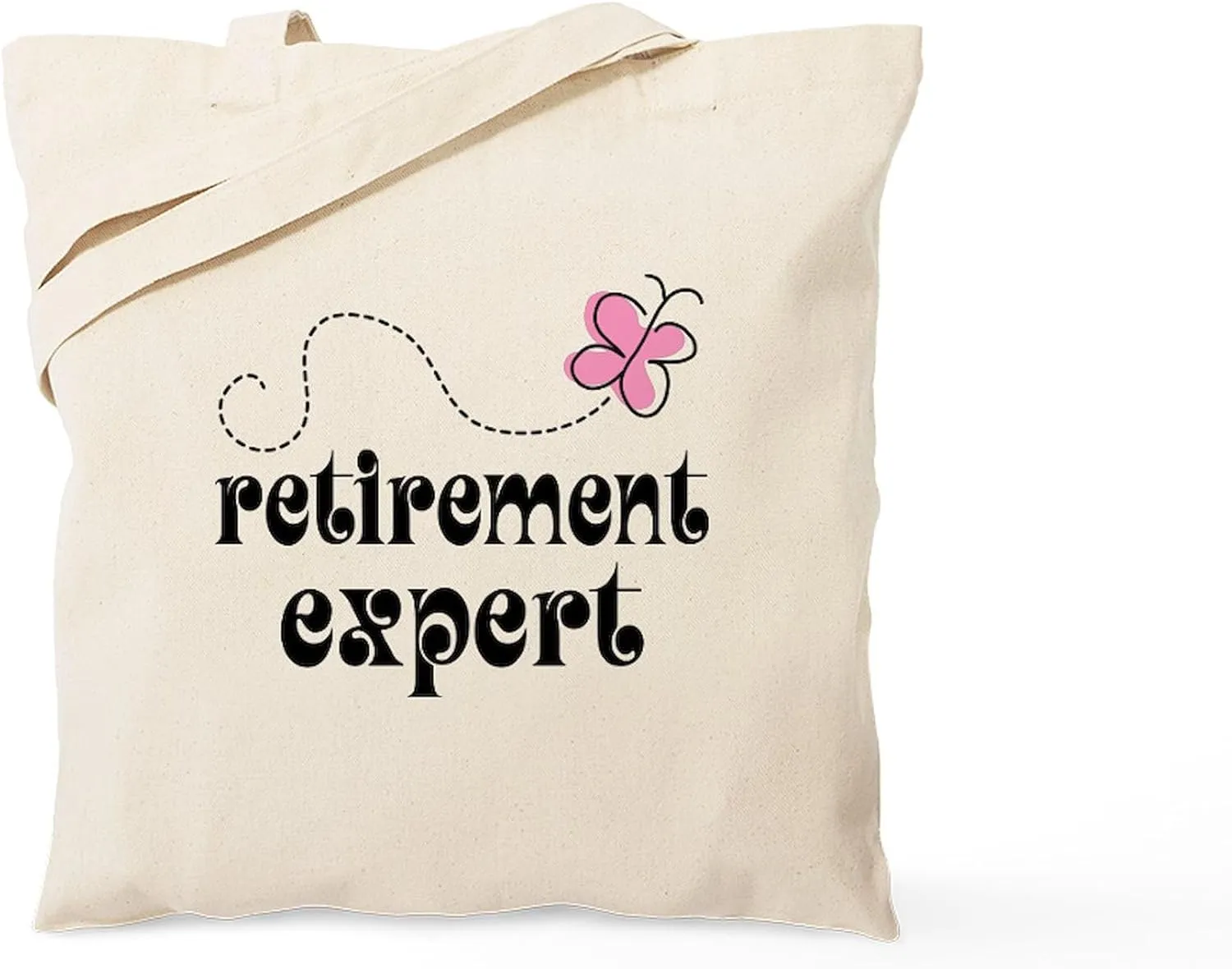 CafePress Funny Retirement Expert Tote Bag Reusable Natural Beige Canvas Shopping Bag