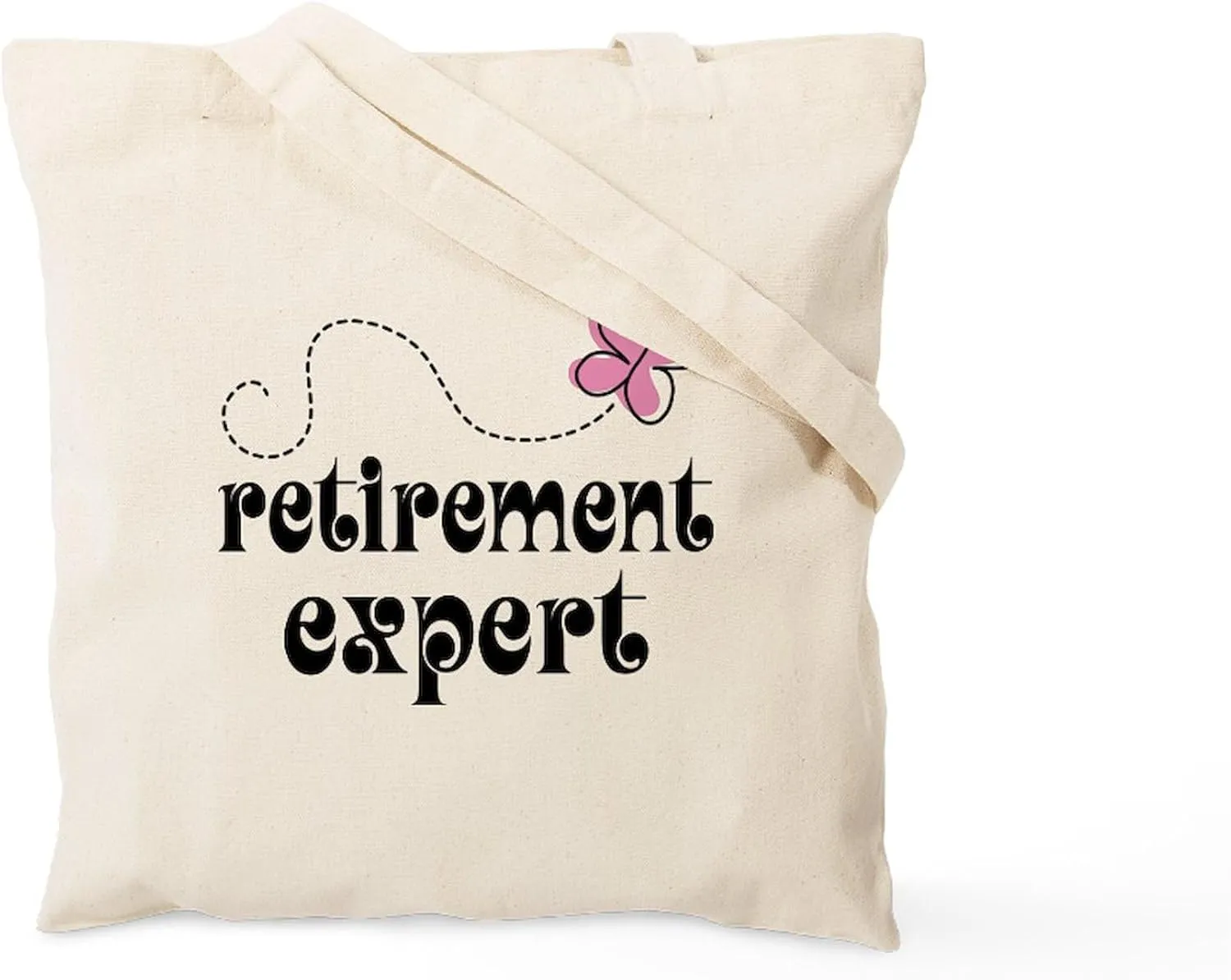 CafePress Funny Retirement Expert Tote Bag Reusable Natural Beige Canvas Shopping Bag
