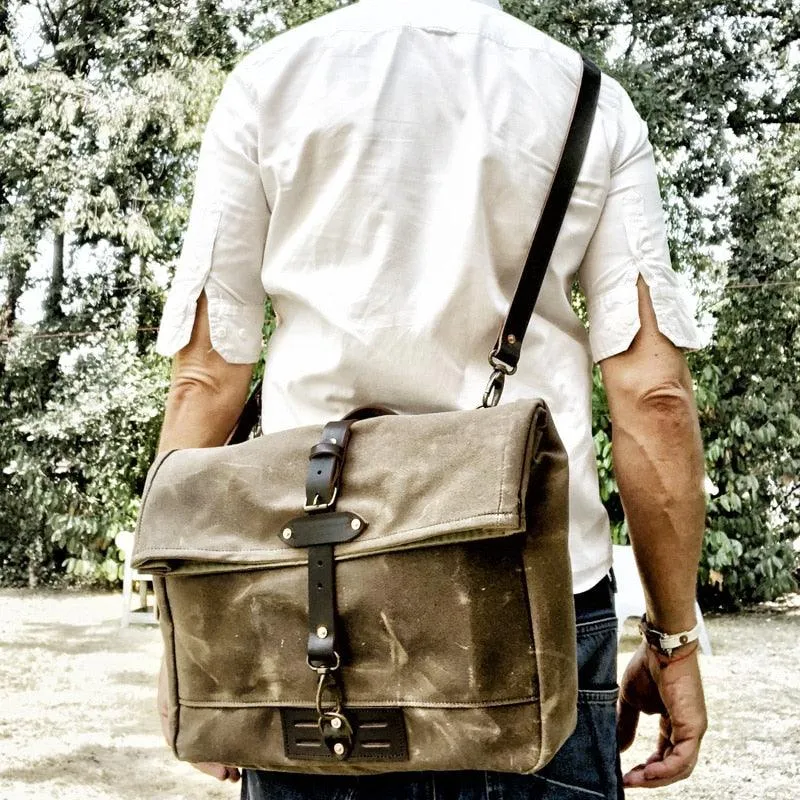 Canvas Shoulder Messenger Bag