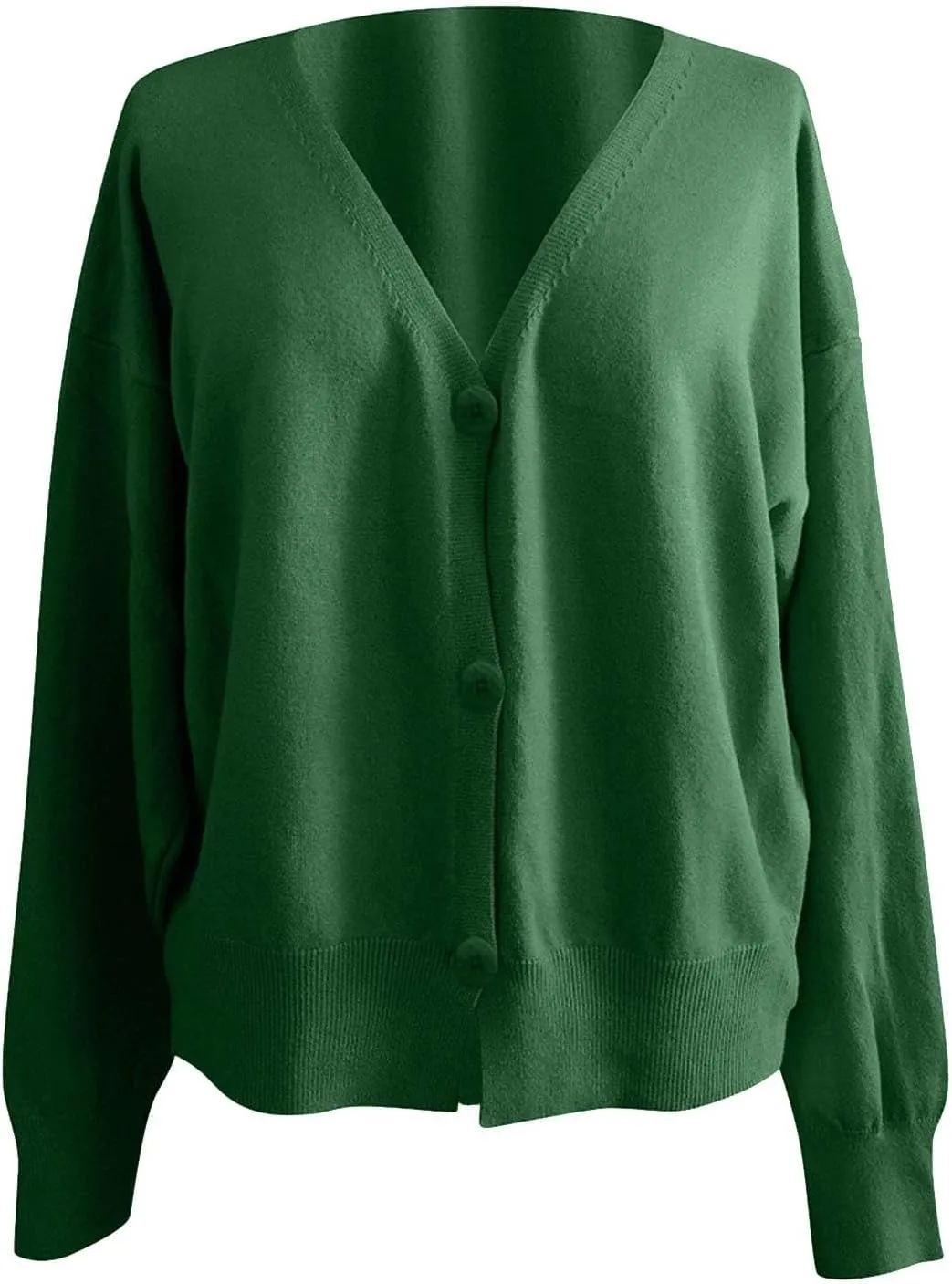Cardigans for Women Trendy Oversized v Neck Lightweight Knit Sweater Button Front Casual Trendy Tops Outfits Clothes