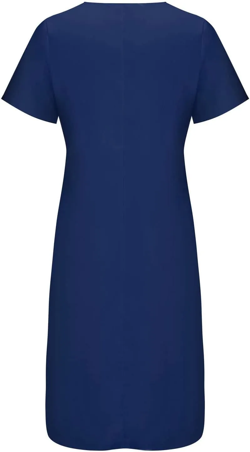 Ceboyel Summer Boho Dresses for Women 2023 Short Sleeve Maxi Long Dress Floral Print Casual Dress Trendy Ladies Outfits