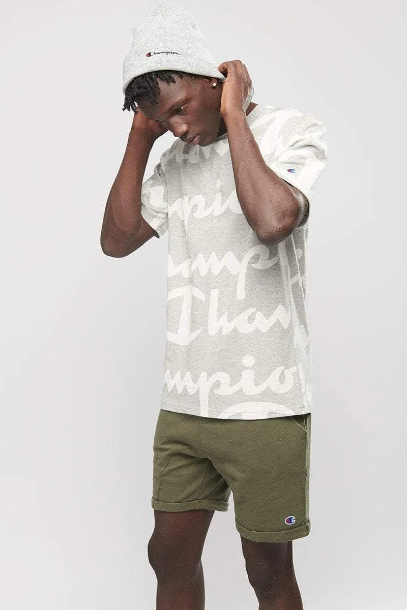CHAMPION BEANIE C LIFE MICRO SCRIPT - GREY