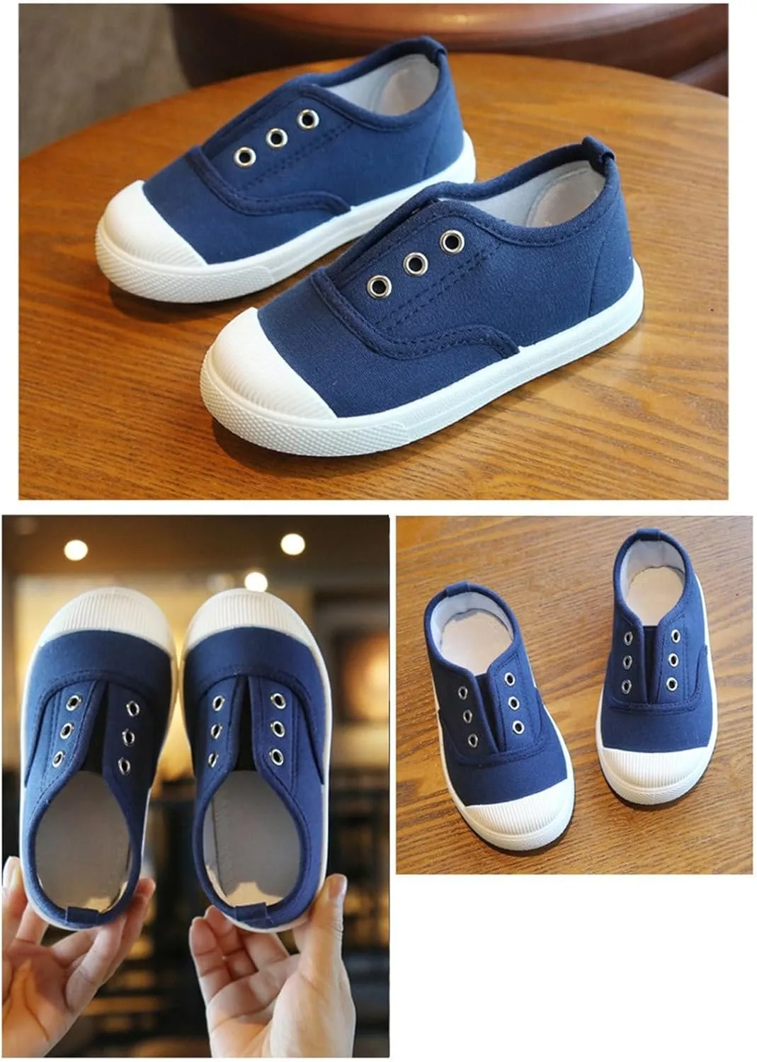 Children's Canvas Shoes Breathable Boys' and Girls' Shoes Indoor Children's Shoes Toddler Girls Running Shoes Size 13