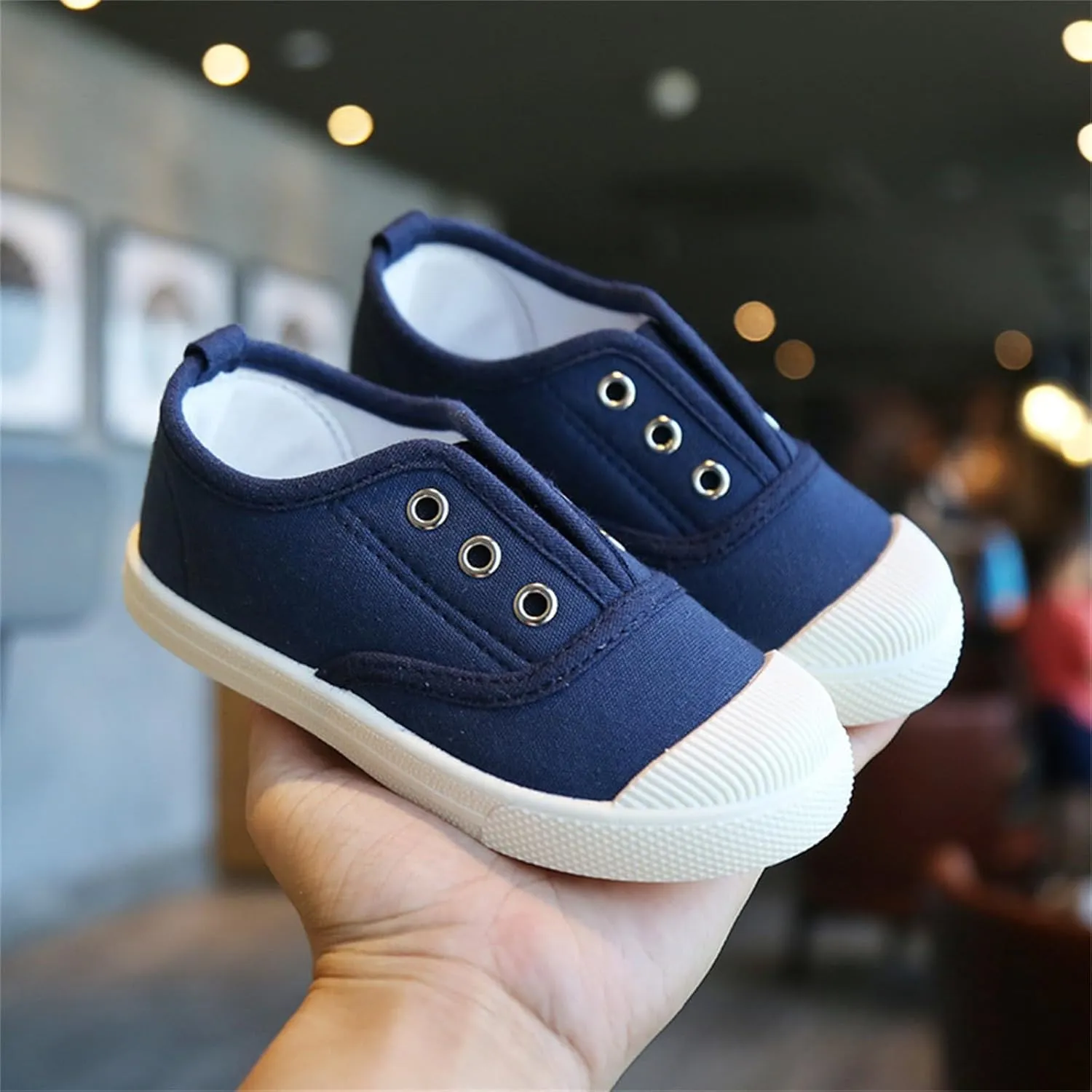 Children's Canvas Shoes Breathable Boys' and Girls' Shoes Indoor Children's Shoes Toddler Girls Running Shoes Size 13
