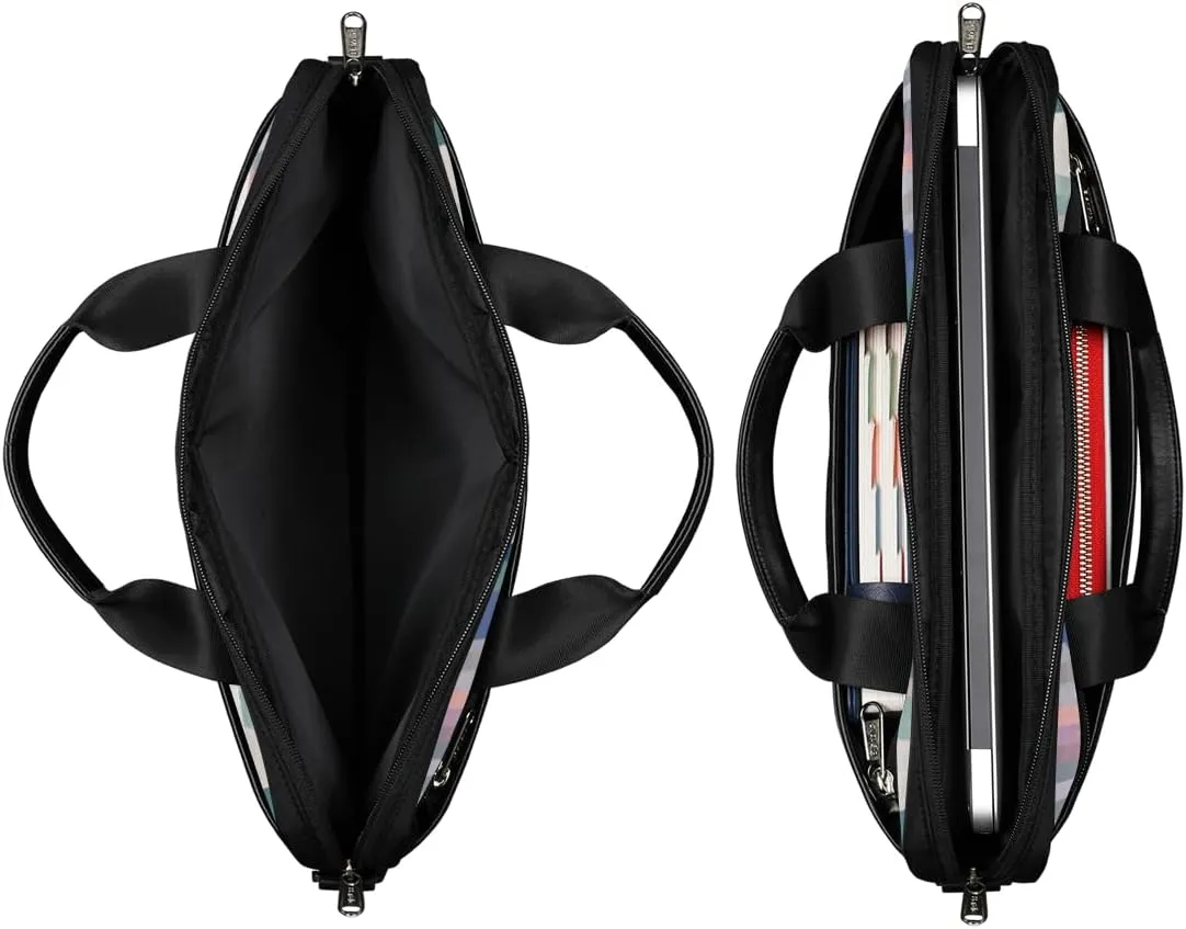 Classic Shape Decor Laptop Shoulder Bag for Tablet Computer Notebook Sleeve Messenger Carrying Case Briefcase Tote