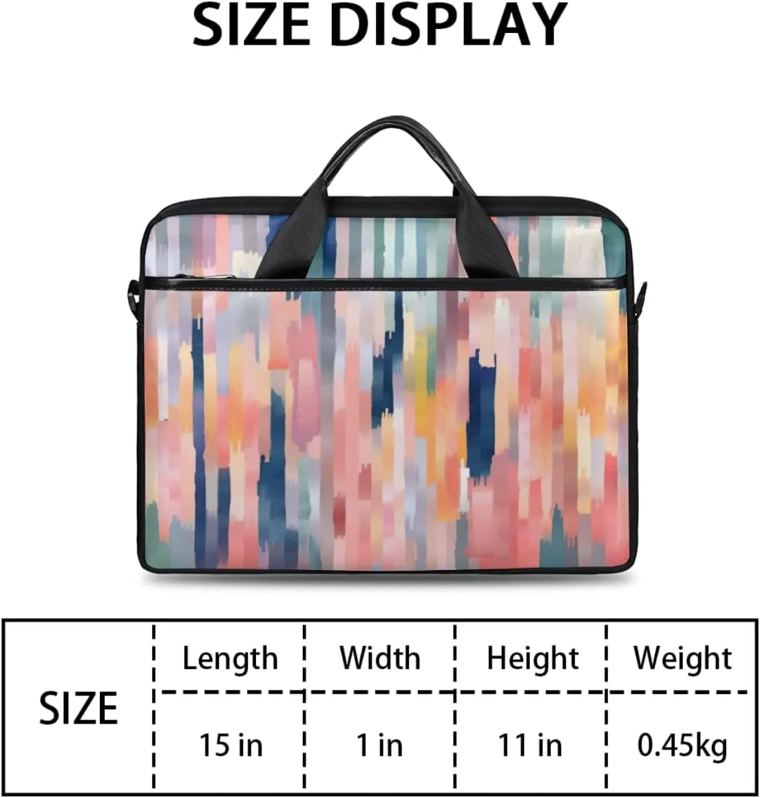 Classic Shape Decor Laptop Shoulder Bag for Tablet Computer Notebook Sleeve Messenger Carrying Case Briefcase Tote