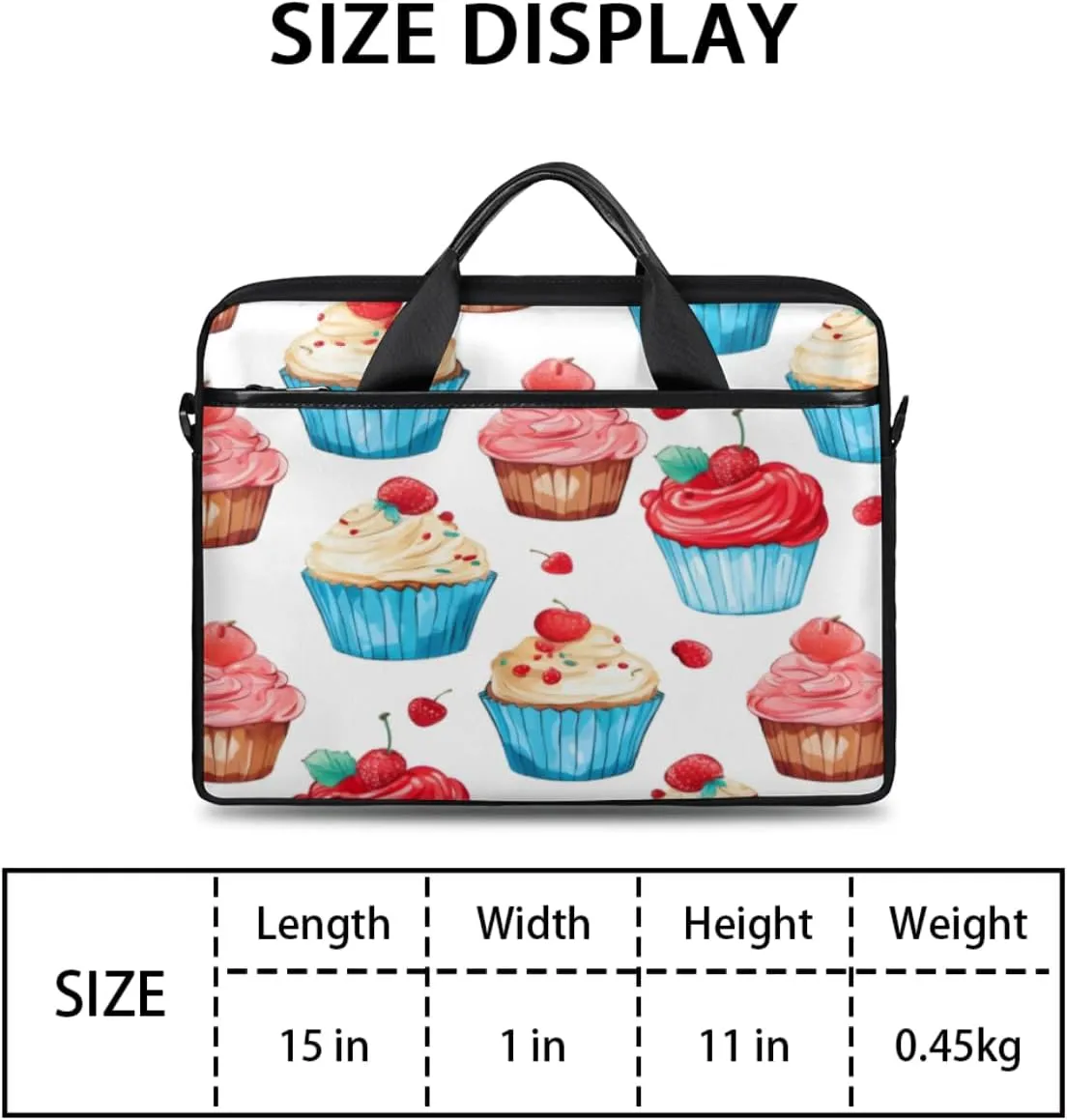 Classic Shape Decor Laptop Shoulder Bag for Tablet Computer Notebook Sleeve Messenger Carrying Case Briefcase Tote