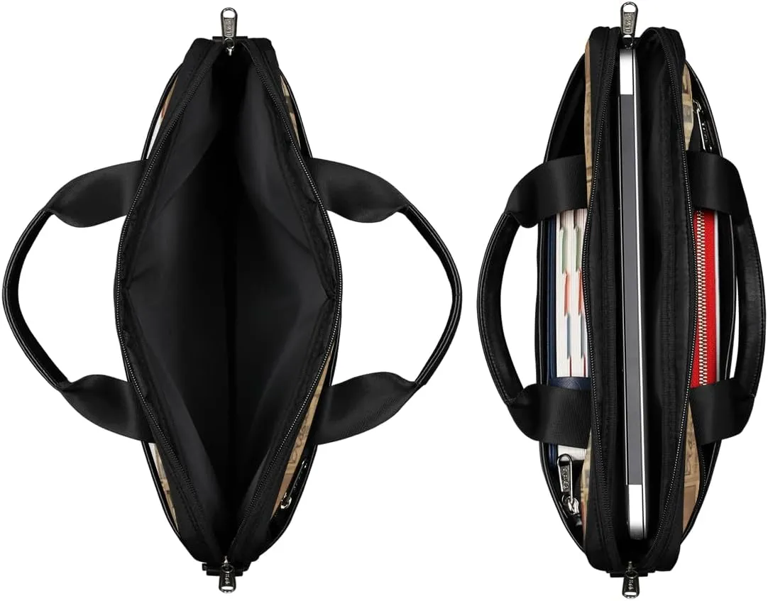 Classic Shape Decor Laptop Shoulder Bag for Tablet Computer Notebook Sleeve Messenger Carrying Case Briefcase Tote