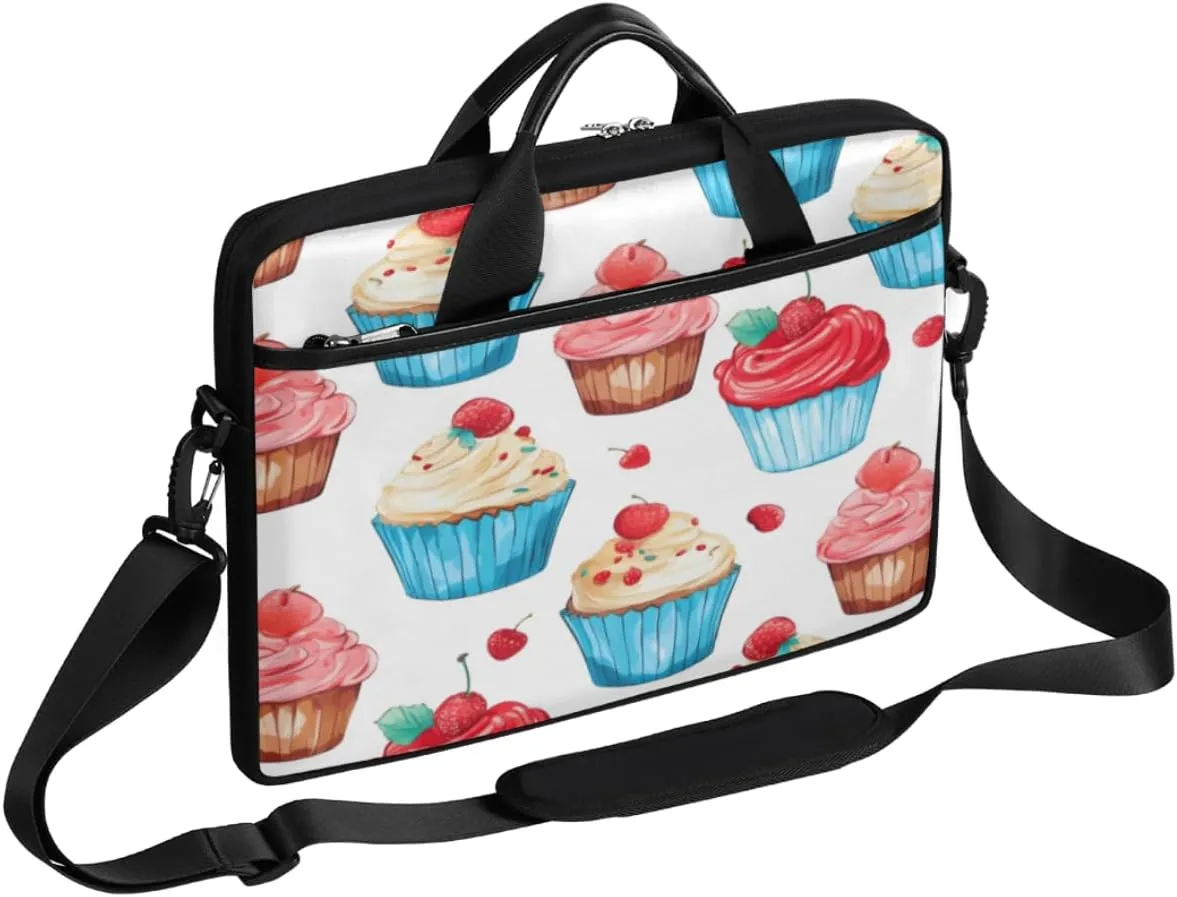Classic Shape Decor Laptop Shoulder Bag for Tablet Computer Notebook Sleeve Messenger Carrying Case Briefcase Tote