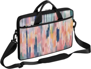 Classic Shape Decor Laptop Shoulder Bag for Tablet Computer Notebook Sleeve Messenger Carrying Case Briefcase Tote