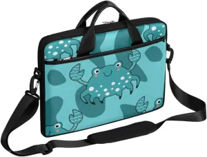 Classic Shape Decor Laptop Shoulder Bag for Tablet Computer Notebook Sleeve Messenger Carrying Case Briefcase Tote