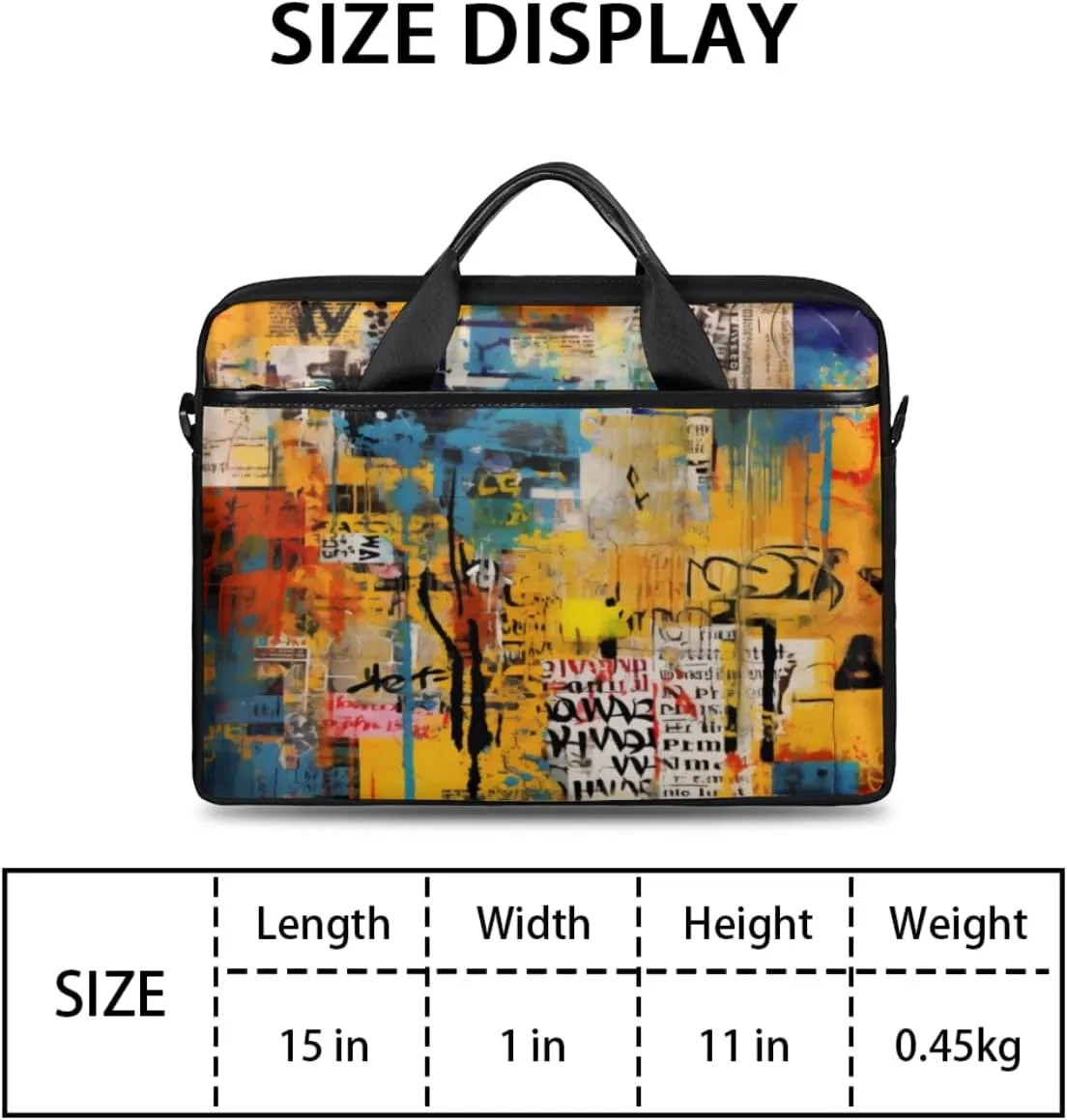 Classic Shape Decor Laptop Shoulder Bag for Tablet Computer Notebook Sleeve Messenger Carrying Case Briefcase Tote
