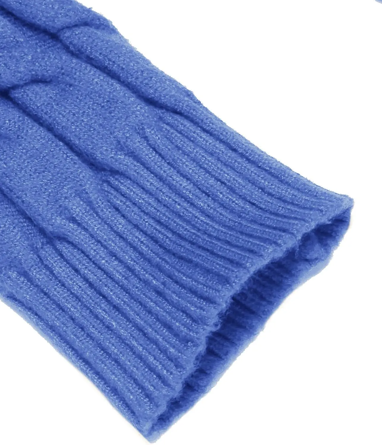 COOFANDY Men's Slim Fit Turtleneck Sweater Casual Twisted Knitted Pullover Sweaters
