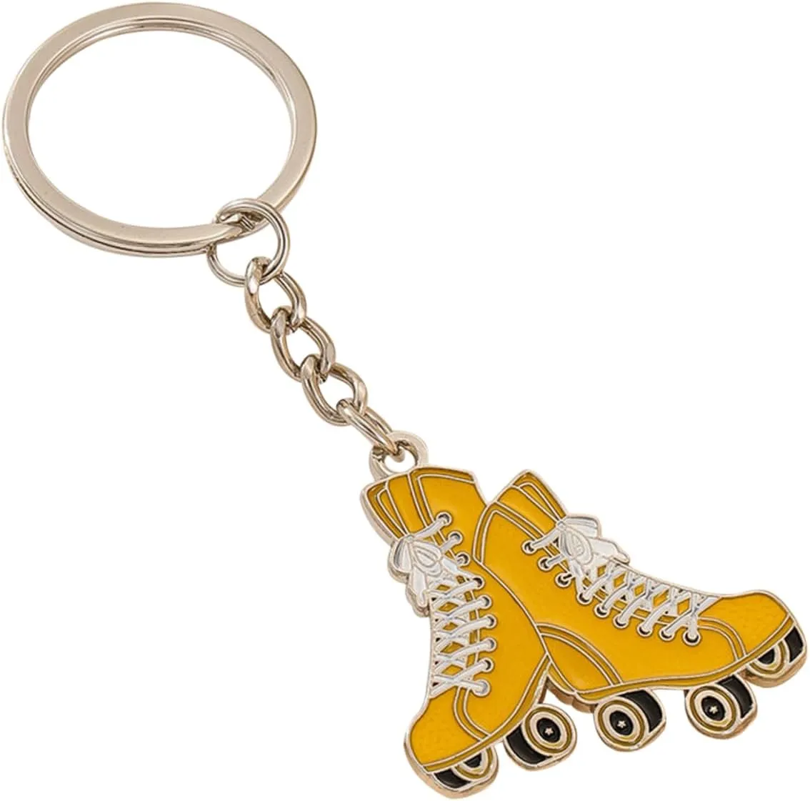 Creative Roller Skates Keychain Durable Skating Shoes Pendant for Bags Backpacks and Keys Cute Hanging Decor for Ice and Roller Skating Lovers