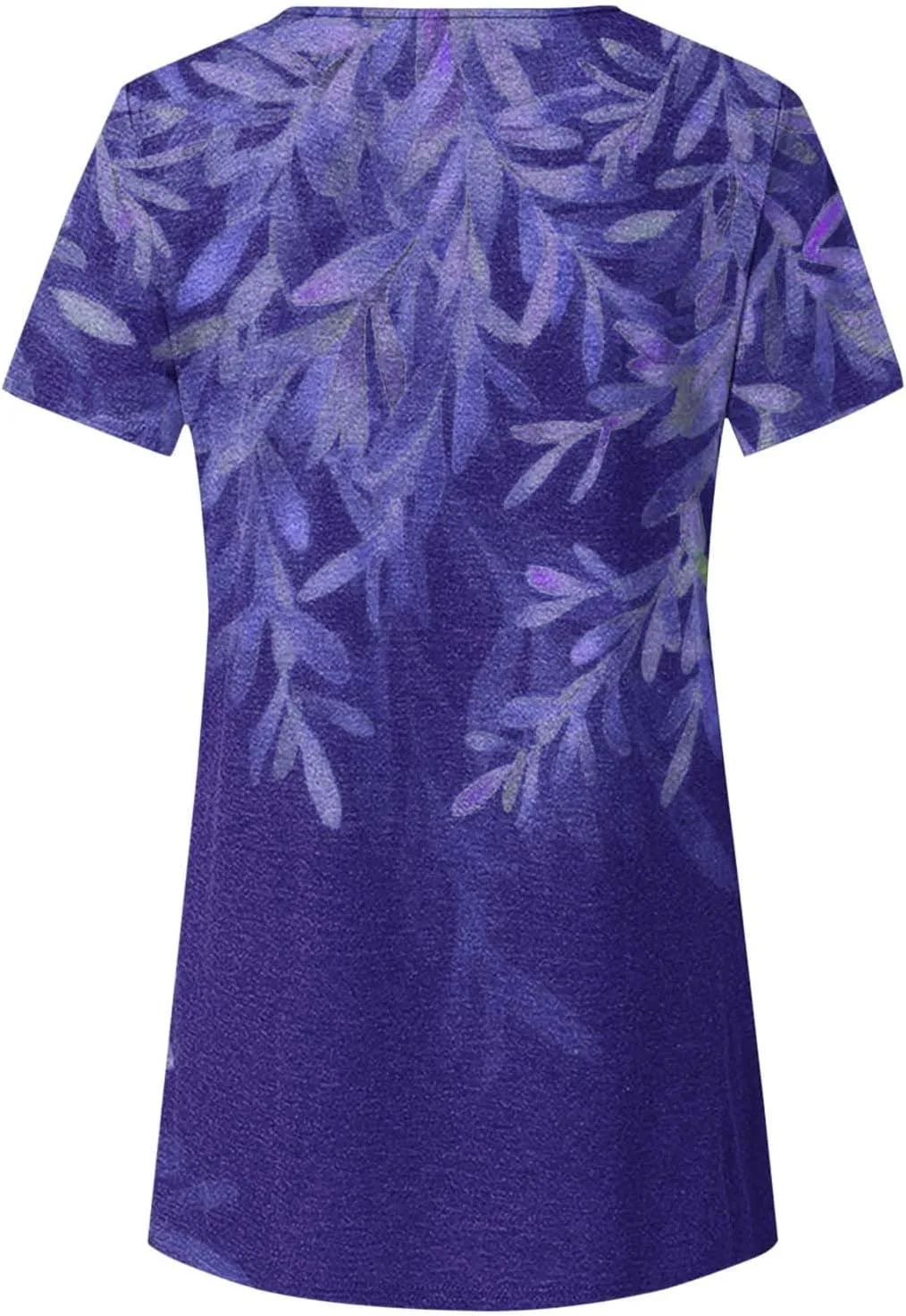 Cute Tops for Women Summer Boho Trendy Short Sleeve Tunic Tops Floral Print Flowy Blouses Fashion Ladies Clothes 2024