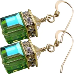 Earring Hoop Stud Drop & Dangle, Fashion Women's Cubic Faux Gemstone Pendant Ear Hooks Party Earrings Jewelry for Women Teen Girls Birthday Christmas Friends Gift