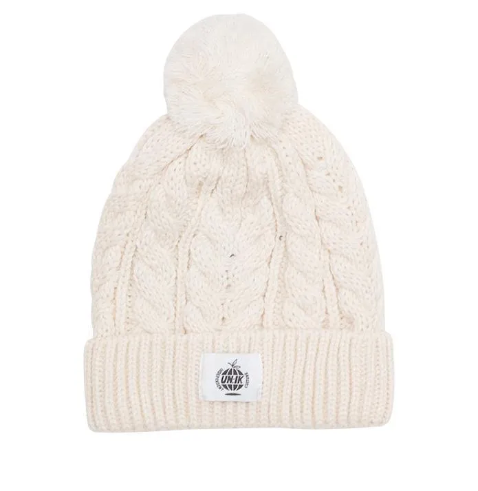 Essentials Winter Cable Bobble Hat Beanies