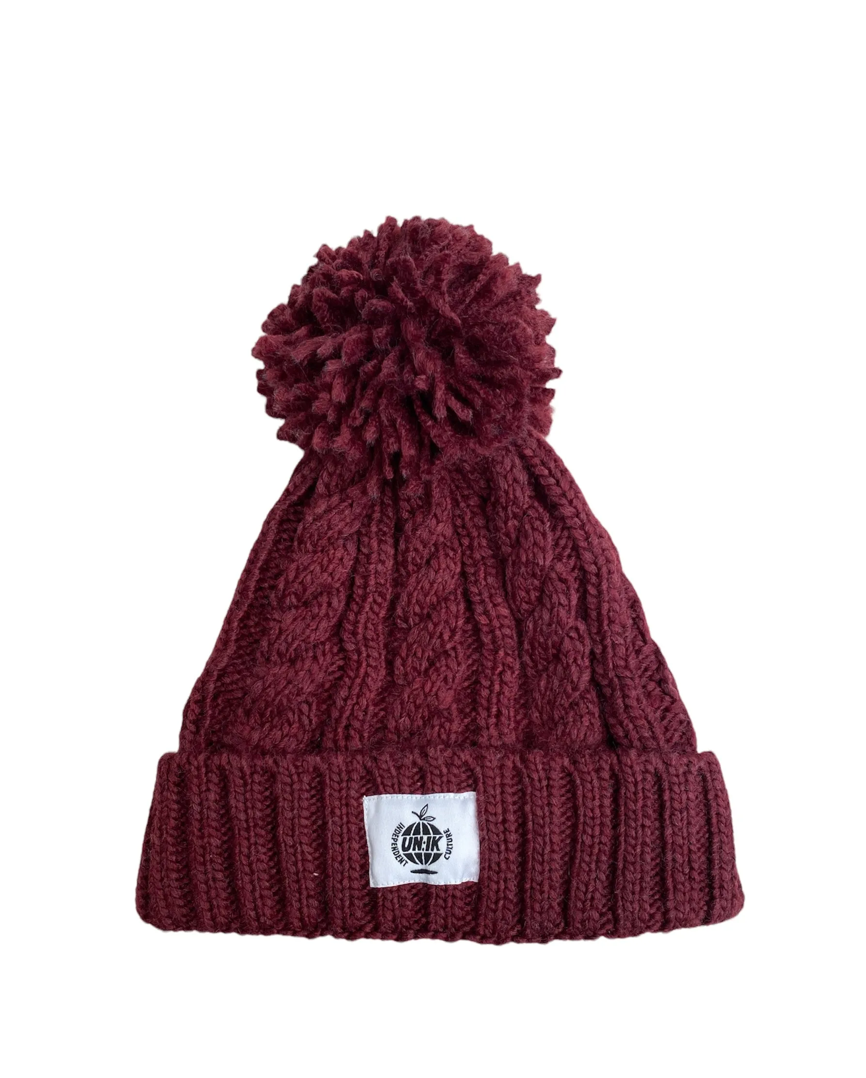 Essentials Winter Cable Bobble Hat Beanies