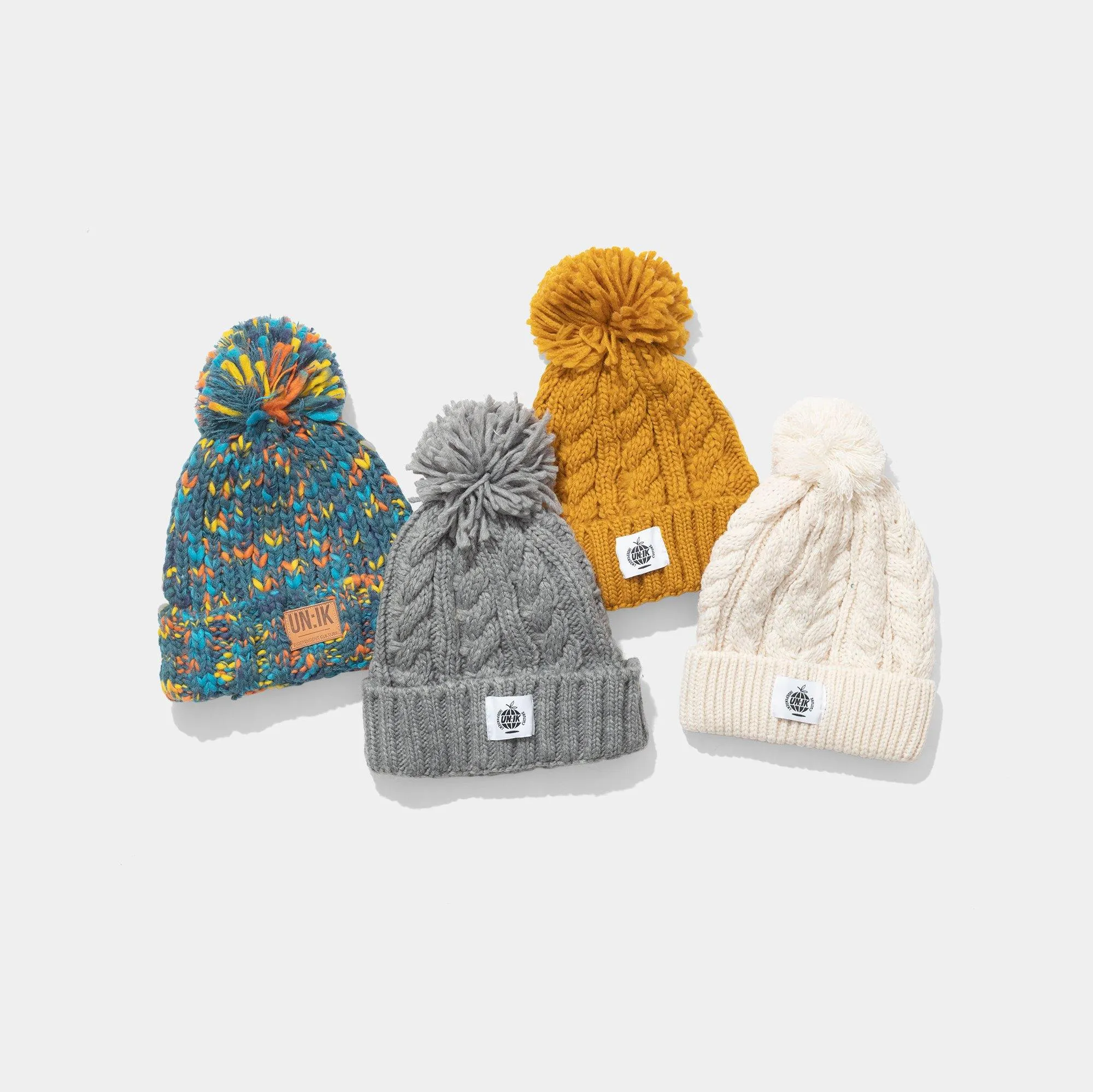 Essentials Winter Cable Bobble Hat Beanies
