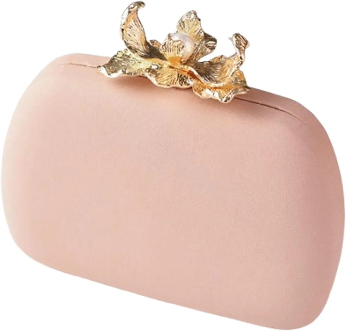 Evening Clutch Purses Women Flower Evening Handbags Crossbody Clutch Purse Trendy Shoulder Bag Wedding Party Prom