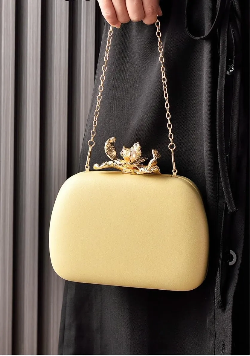 Evening Clutch Purses Women Flower Evening Handbags Crossbody Clutch Purse Trendy Shoulder Bag Wedding Party Prom