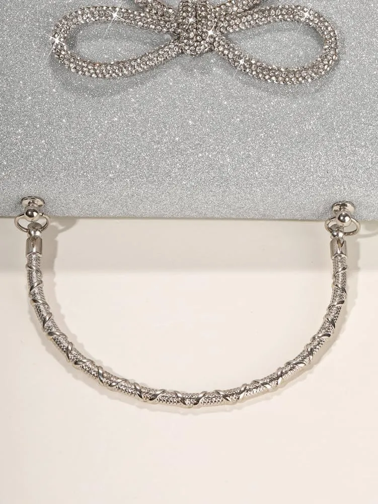 Evening Clutch Purses Women Sparkly Bow Evening Handbags Crossbody Clutch Purse Shoulder Bag Wedding Party Prom