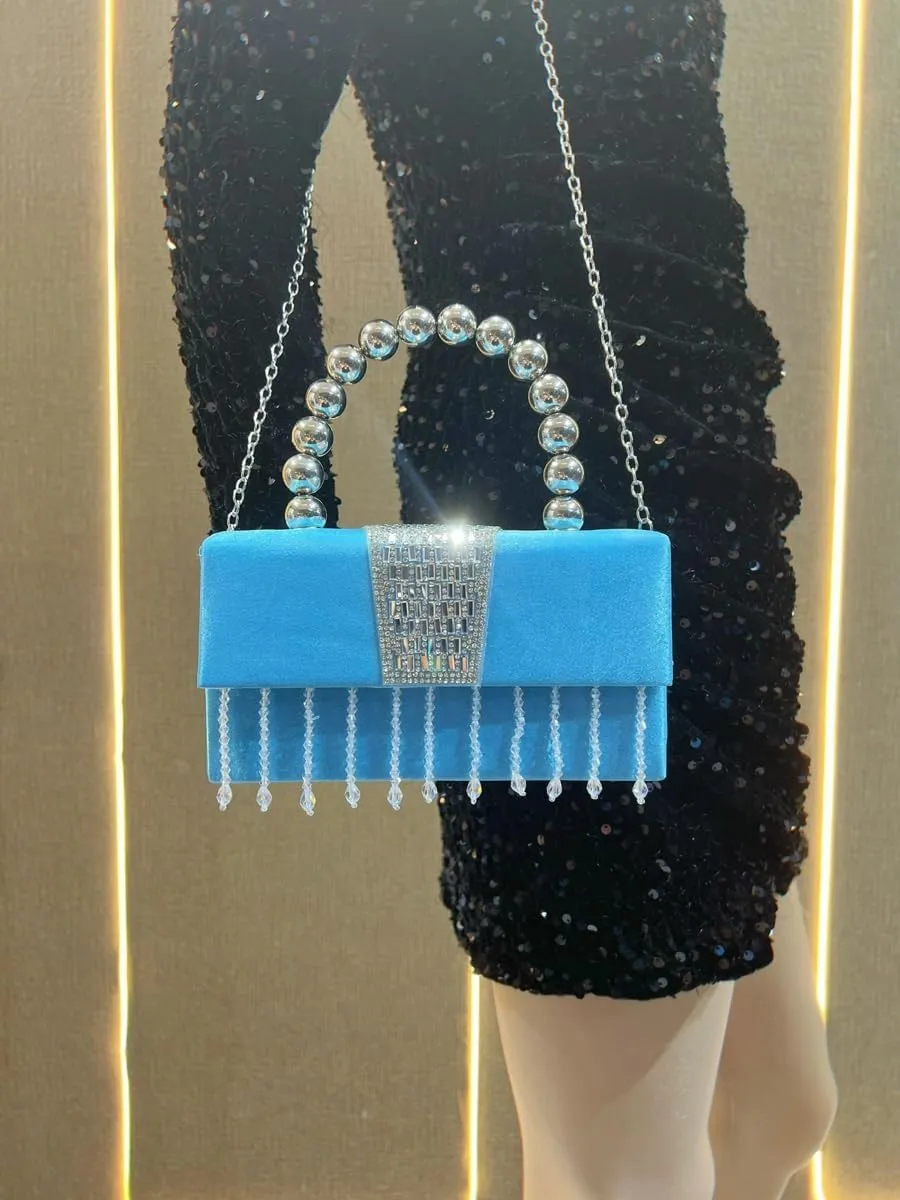 Evening Clutch Purses Women Sparkly Box Evening Handbags Crossbody Clutch Purse Trendy Shoulder Bag Wedding Prom Party