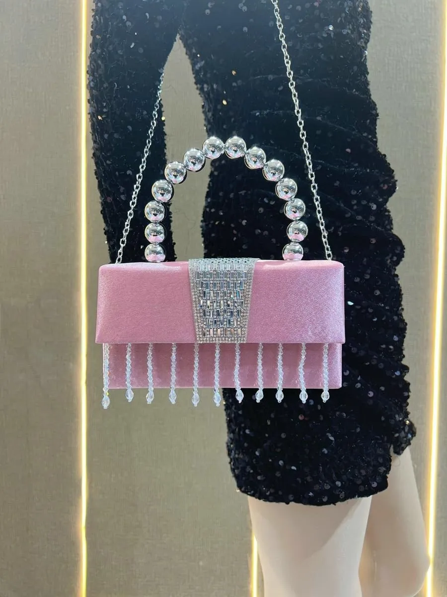 Evening Clutch Purses Women Sparkly Box Evening Handbags Crossbody Clutch Purse Trendy Shoulder Bag Wedding Prom Party