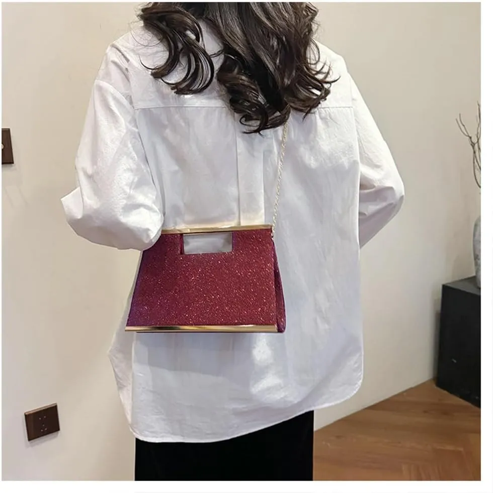Evening Clutch Purses Women Sparkly Evening Handbags Crossbody Clutch Purse Trendy Shoulder Bag Wedding Party Prom