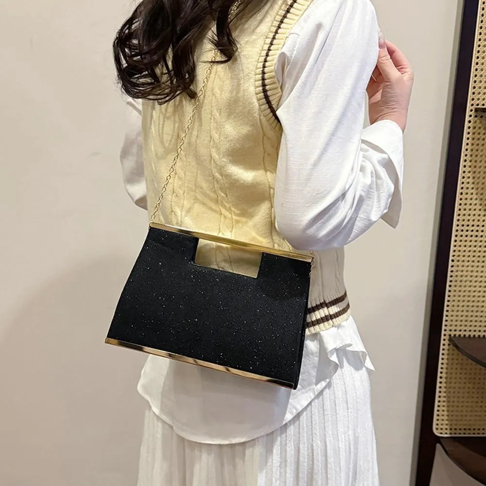 Evening Clutch Purses Women Sparkly Evening Handbags Crossbody Clutch Purse Trendy Shoulder Bag Wedding Party Prom