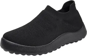 Extra Wide Women Walking Sneakers Size 8 X Wide Zapatos De Mujer para Caminar Suave Y Comodos Platform Slip On Sneakers for Women Fashion Womens Running Shoes Wide Width Women's Slip On Shoes Size 7