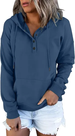 Fall clothes for women 2024 Casual Oversized Sweatshirts Cute Drawstring Hoodies Sweaters Long Sleeve Pullover Tops