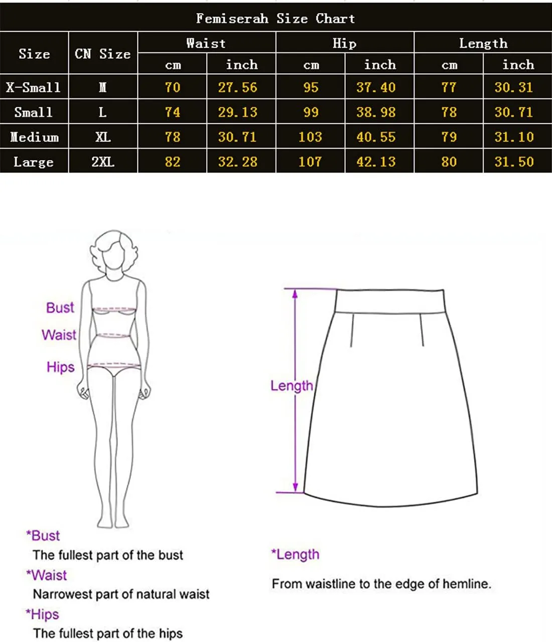 Femiserah Women's High Waist Pleated Midi Denim Skirt